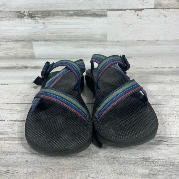Chaco Z Boulder Sport Mens Hiking Water Sandals Quick Dry Multicolor Straps 12M‎ - Picture 4 of 7